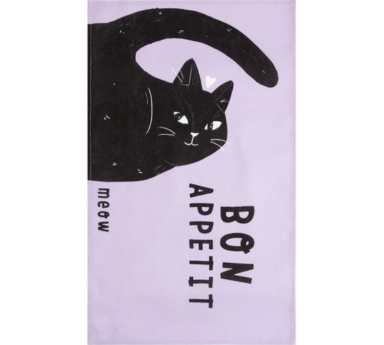 Полотенце Доляна кухонное Bon Appetit 35x60 см, 100% хлопок, 160 г/кв.м 7516046
