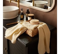 Полотенце махровое Экономь и Я 50x90 см, молочный, 100% хлопок, 320 г/кв.м 7527711