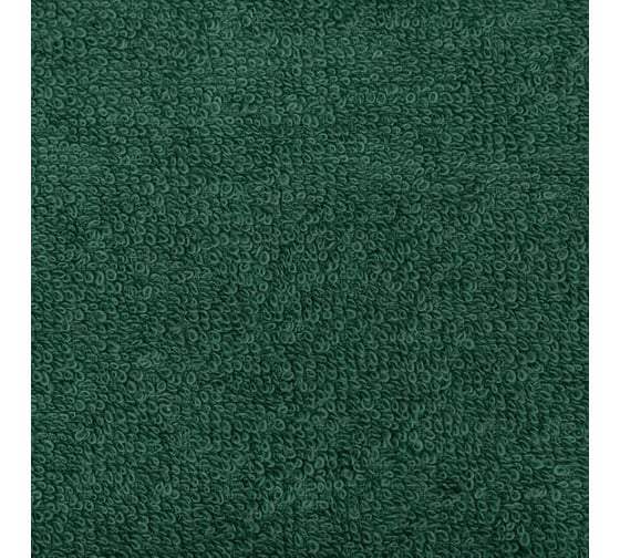 Полотенце махровое Экономь и Я 50x90 см, темно-зеленый, 100% хлопок, 320 г/кв.м 6957330