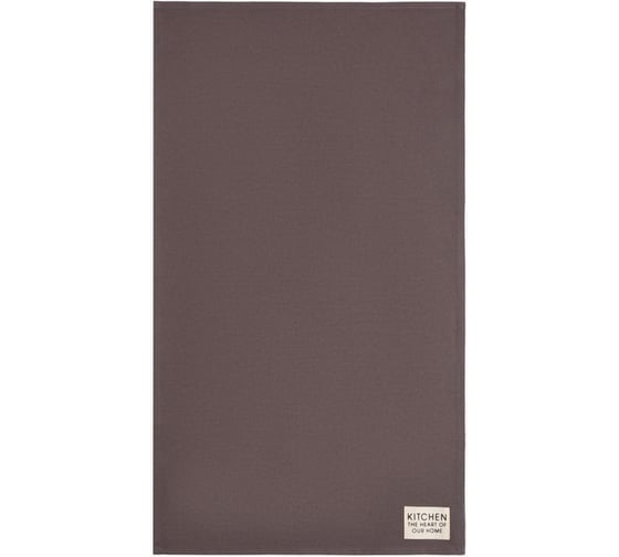 Полотенце Этель Kitchen 40x73 см, серый, 100% хлопок, саржа 220 г/кв.м 7865987