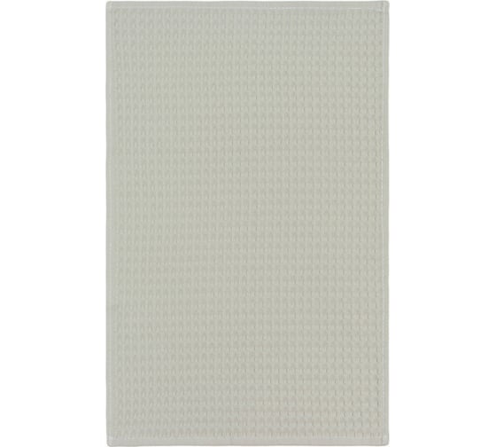 Полотенце Доляна серый 35x60 см, 100% хлопок, крупная вафля 220 г/кв.м 7323014