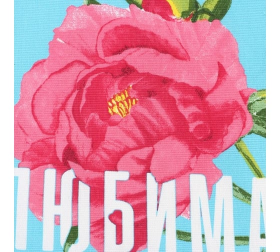 Набор полотенец кухонных Доляна Цветочная радость 35x60 см 2 шт, 100% хлопок 7321895