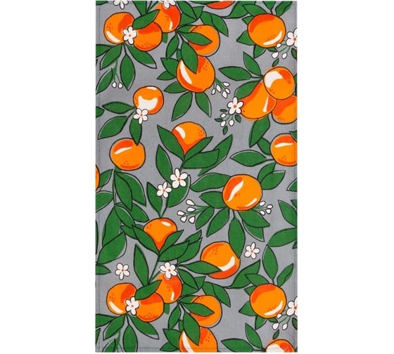 Набор полотенец кухонных Доляна Citrus mix 35x60 см 4 шт, 100% хлопок 7516057