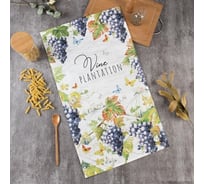 Полотенце Этель Vine plantation 40x73 см, 100% хлопок, саржа 190 г/кв.м 6261123