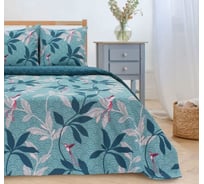 Комплект постельного белья Этель 2 спальный, Парадайс 175x215 см, 200x220 см, 70x70 см - 2 шт., поплин 125 г/м2 2588699