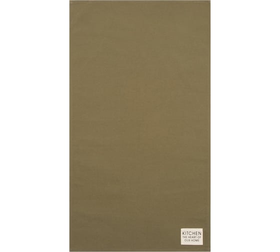 Полотенце Этель Kitchen 40x73 см, зеленый, 100% хлопок, саржа 220 г/кв.м 7866031