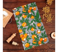 Полотенце Доляна кухонное Orange 35x60 см, 100% хлопок, 160 г/кв.м 7516053