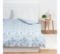 Пододеяльник Экономь и Я 1,5 спальный 147x210±3 Огурцы серый, 120 г/кв.м, 100% хлопок, бязь 9093487