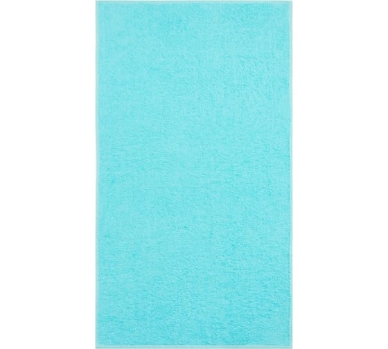 Полотенце махровое Экономь и Я 50x90 см, голубой, 100% хлопок, 320 г/кв.м 7527714