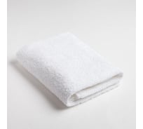 Полотенце махровое Экономь и Я 50x90 см, белый, 100% хлопок, 320 г/кв.м 6957318