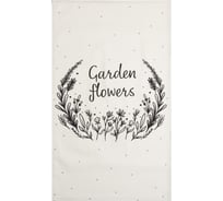 Полотенце Этель Garden flowers 40x73 см, 100% хлопок, саржа 190 г/кв.м 7560464
