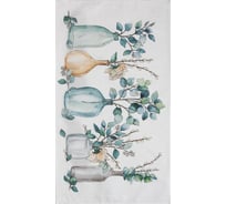 Полотенце Этель Flower mood 40x73 см, 100% хлопок, репс 210 г/кв.м 7588541