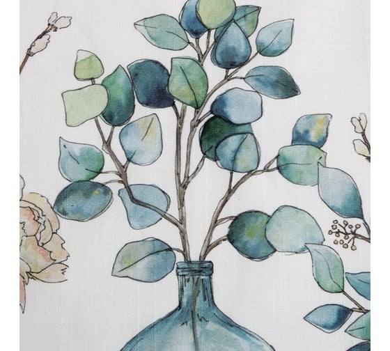 Полотенце Этель Flower mood 40x73 см, 100% хлопок, репс 210 г/кв.м 7588541