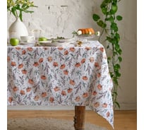 Скатерть Доляна Oleander 149x250 см, 100% хлопок, рогожка 164 г/кв.м 9215886