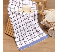 Полотенце пляжное Этель Kletka, 70x140 см, 250 г/кв.м, 100% полиэстер 9541831
