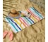 Полотенце пляжное Этель Rainbow stripes 70x140 см, 100% полиэстер, 250 г/кв.м, 7696186 7
