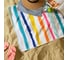 Полотенце пляжное Этель Rainbow stripes 70x140 см, 100% полиэстер, 250 г/кв.м, 7696186 8