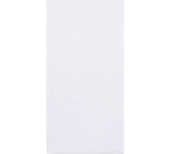 Полотенце махровое Экономь и Я 50x90 см, белый, 100% хлопок, 320 г/кв.м 7527710
