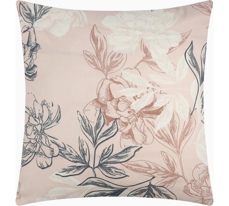 Наволочка Экономь и Я Симфония пудровый, 70x70 см, 100% хлопок, бязь, 100 г/кв.м 9482374