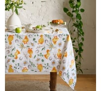 Скатерть Доляна Duckling 149x250 см, 100% хлопок, рогожка 164 г/кв.м 9215897