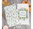 Набор полотенец кухонных Доляна Flowers mood 35x60 см 2 шт, 100% хлопок, вафля 160 г/кв.м 7690558 1