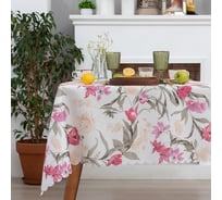 Скатерть Доляна Лютики 145x220 см, 100% полиэстер 7797368