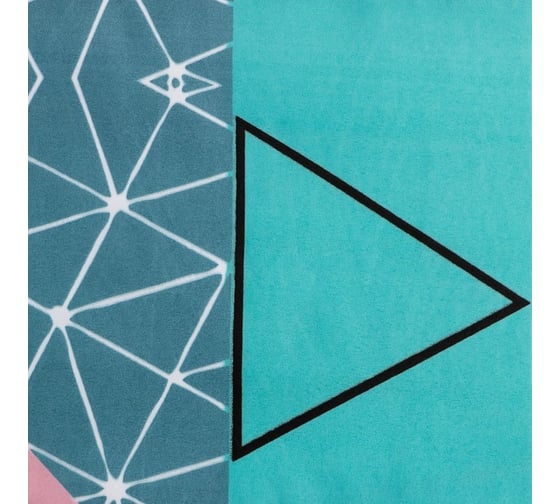 Комплект постельного белья Экономь и Я евро Geometric figures 200x217см,215x240 см,50x70 см 2 шт,микрофайбер,75 г/кв.м 7863300
