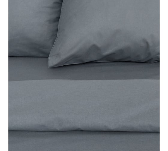 Комплект постельного белья Этель евро Муссон 200x217, 220x240, 70x70 - 2 шт., поплин 125 г/м2 4484460