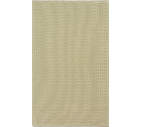 Полотенце Доляна оливковый 35x60 см, 100% хлопок, крупная вафля 220 г/кв.м 9485604