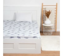 Простыня Экономь и Я 1,5 спальная 150x215±3 Флай серый, 120 г/кв.м, 100% хлопок, бязь 9093480