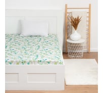 Простыня Экономь и Я 1,5 спальная 150x215±3 Эвкалипт зеленый 100 г/кв.м, 100% хлопок, бязь 9093460