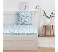 Комплект Экономь и Я Eucalyptus: Простыня 145x214 см, 70x70 см, бязь, 100% хлопок 9866979
