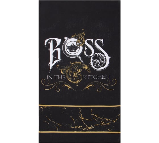 Набор полотенец кухонных Доляна Boss Best man 35x60 см 2 шт, 100% хлопок 9902135