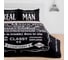 Комплект постельного белья Этель 2 спальный, Real Man 175x215 см, 200x220 см, 50x70+3 см - 2 шт., ранфорс 111 г/м2 4154832 1