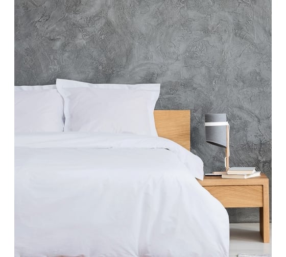 Комплект постельного белья Этель Hotel2 спальный, 182x227 см. 207x240 см. 73x73+5 см - 2 шт., перкаль, 100% хлопок, 125 гр/м2 4756653 1