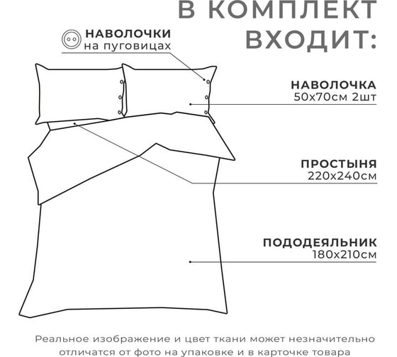Комплект постельного белья Этель 2 спальный, 180x210 см, 220x240 см, 50x70 см - 2 шт., цвет синий, 100% жатый хлопок, 140 гр/м2 4627785
