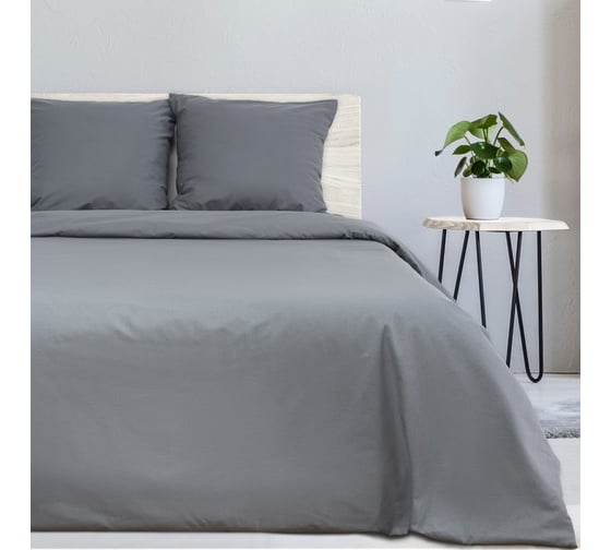 Комплект постельного белья Этель 1,5 спальный, Муссон 143x215 см, 150x214 см, 70x70 см, 2 шт., поплин 125 г/м2 4484458 1