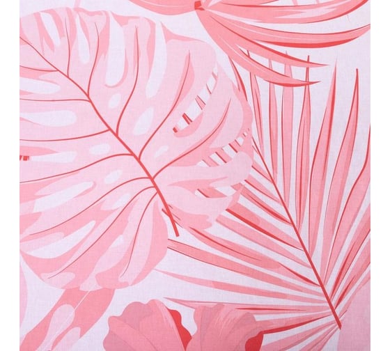 Комплект постельного белья Этель 1.5 спальный, Tropics (вид 1) 143x215 см, 150x214 см, 70x70 см, 2 шт., поплин 125 г/м2 5418232
