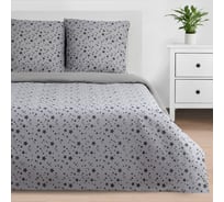 Комплект постельного белья Этель Евро Starlight 200x217 см, 220x240 см, 70x70 см - 2 шт., поплин 4797415