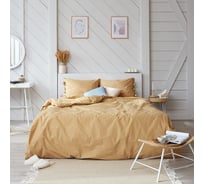 Комплект постельного белья Этель 2 спальный, Пралине 175x215, 160x200x25, 50x70 см - 2 шт., 100% хлопок, бязь, 136 г/м² 5515473