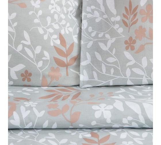 Комплект постельного белья Этель евро Magic morning 200x217 см, 220x240 см, 70x70 см - 2 шт., 100% хлопок, бязь, 125 г/м2 6632152