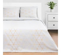 Комплект постельного белья Этель 1.5 спальный, Beauty 143x215 см, 150x214 см, 70x70 см, 2 шт., поплин 125 г/м2 47 5388951