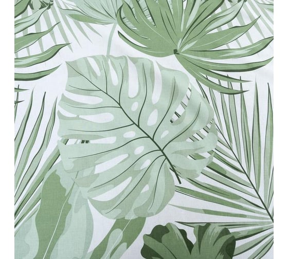 Комплект постельного белья Этель 1.5 спальный, Tropics (вид 2) 143x215 см, 150x214 см, 70x70 см, 2 шт., поплин 125 г/м2 5418235