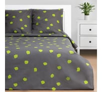 Комплект постельного белья Этель 1.5 спальный, Grey storm 143x215 см, 150x214 см, 70x70 см - 2 шт., бязь 125 г/м2 7533783