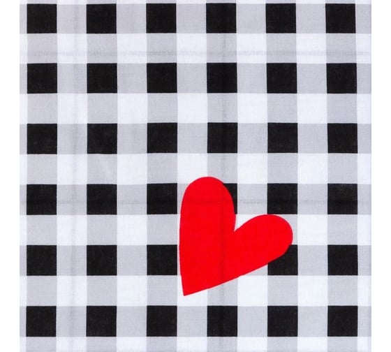 Комплект постельного белья Этель 1.5 спальный, Big love 143x215 см, 150x214 см, 70x70 см, 2 шт., поплин 125 г/м2 5424340