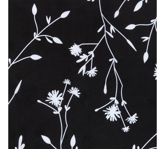 Комплект постельного белья Этель 1.5 спальный, Flowers (вид 3) 143x215 см, 150x214 см, 70x70 см, 2 шт., поплин 125 г/м2 5424334