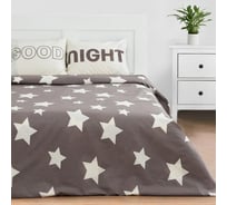 Комплект: пододеяльник и 2 наволочки Этель Good night 175x215 см, 50x70 см - 2 шт., 100% хлопок 6030074