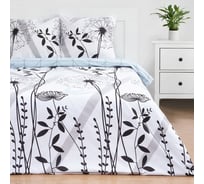 Комплект постельного белья Этель дуэт Одуванчик (вид 1) 143x215 см - 2 шт., 220x240 см, 70x70 см - 2 шт., поплин 7422687