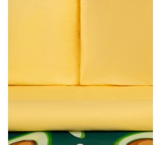 Комплект постельного белья Этель 2 спальный, Avocado 175x215 см, 200x220 см, 70x70 см - 2 шт 7674457