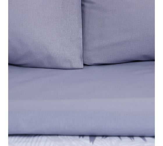 Комплект постельного белья Этель 1.5 спальный, Palme 143x215 см, 150x214 см, 50x70 см - 2 шт., поплин 9355424